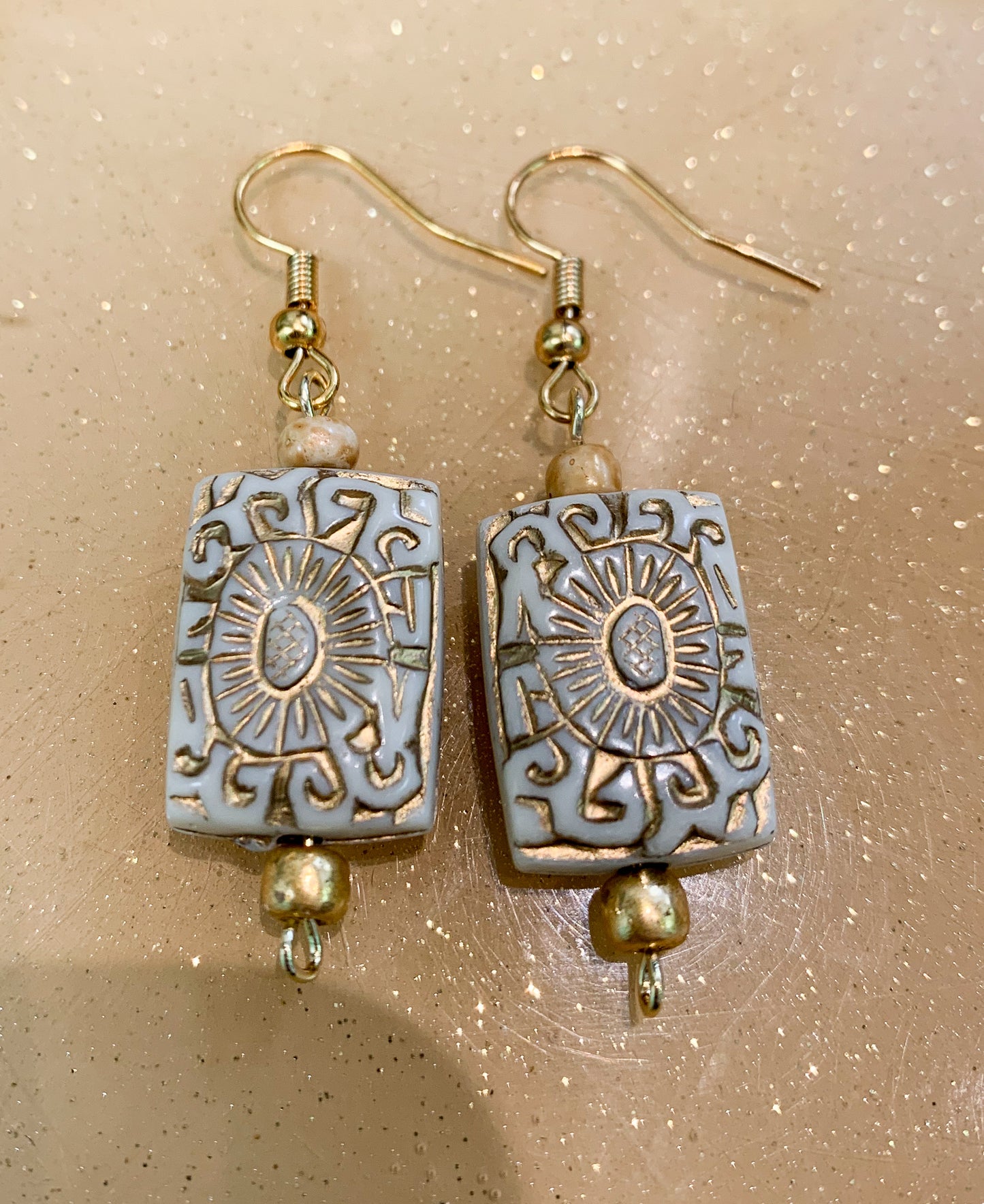 Gold Detailed BOHO Earrings